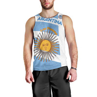 Argentina Rugby Custom Men Tank Top Go Los Pumas