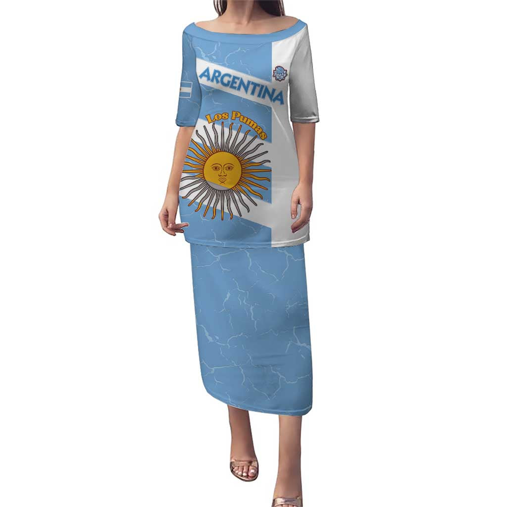 Argentina Rugby Custom Puletasi Go Los Pumas