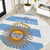 Argentina Rugby Custom Round Carpet Go Los Pumas