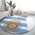 Argentina Rugby Custom Round Carpet Go Los Pumas