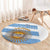 Argentina Rugby Custom Round Carpet Go Los Pumas