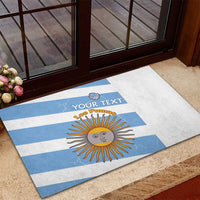 Argentina Rugby Custom Rubber Doormat Go Los Pumas