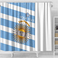 Argentina Rugby Custom Shower Curtain Go Los Pumas