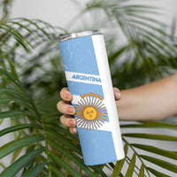 Argentina Rugby Custom Skinny Tumbler Go Los Pumas
