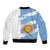 Argentina Rugby Custom Sleeve Zip Bomber Jacket Go Los Pumas
