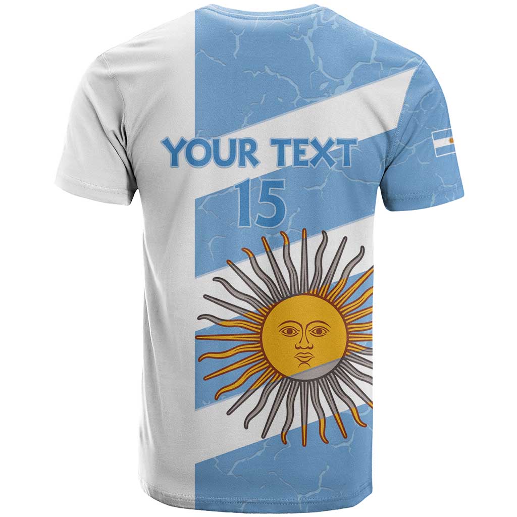 Argentina Rugby Custom T Shirt Go Los Pumas