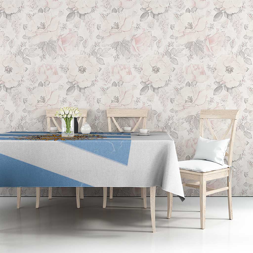 Argentina Rugby Custom Tablecloth Go Los Pumas