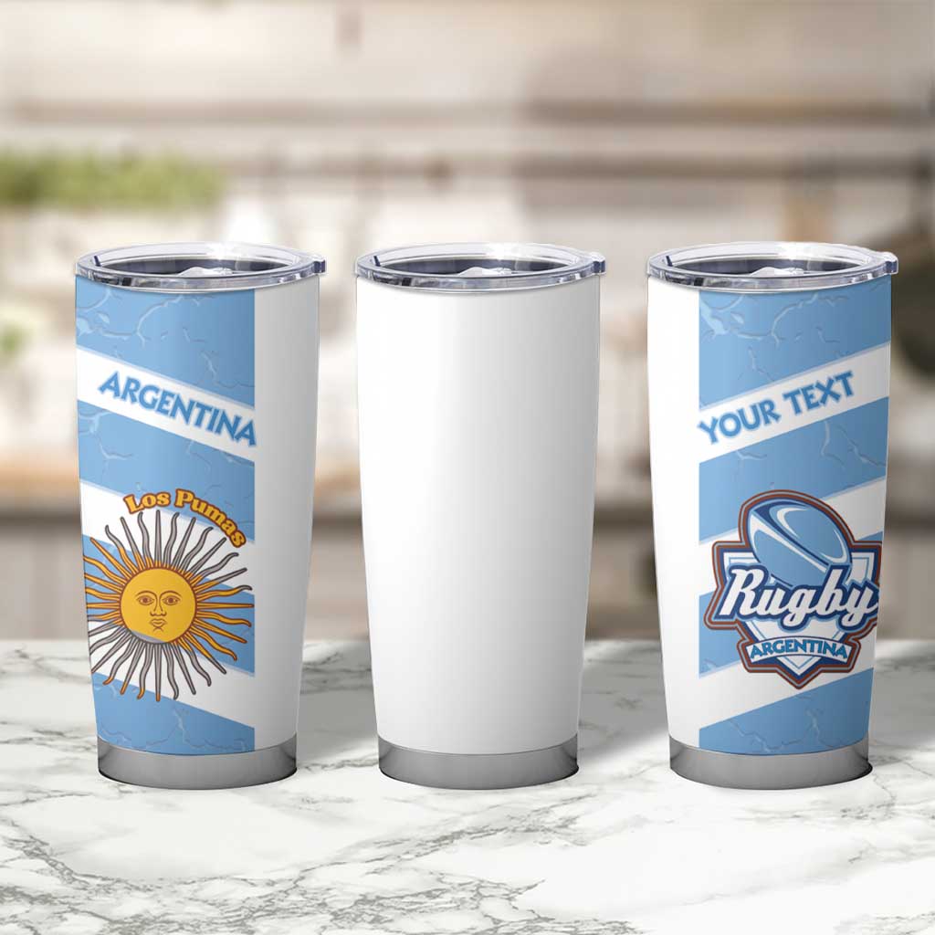 Argentina Rugby Custom Tumbler Cup Go Los Pumas
