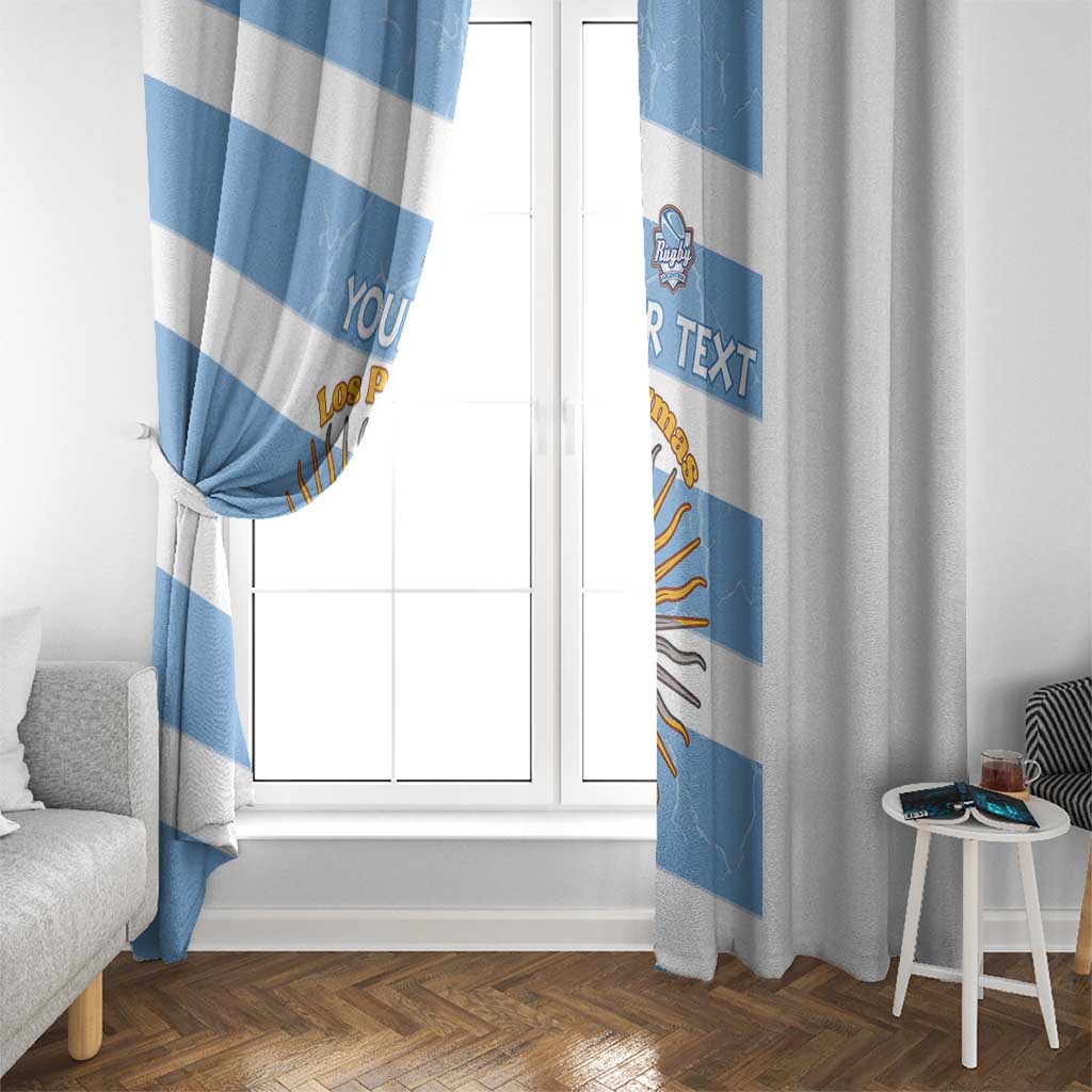 Argentina Rugby Custom Window Curtain Go Los Pumas