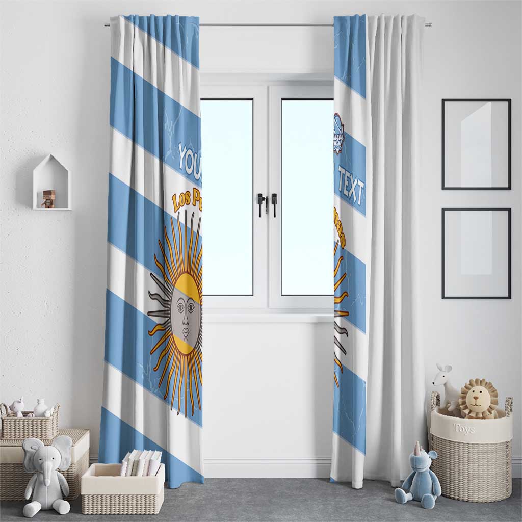 Argentina Rugby Custom Window Curtain Go Los Pumas