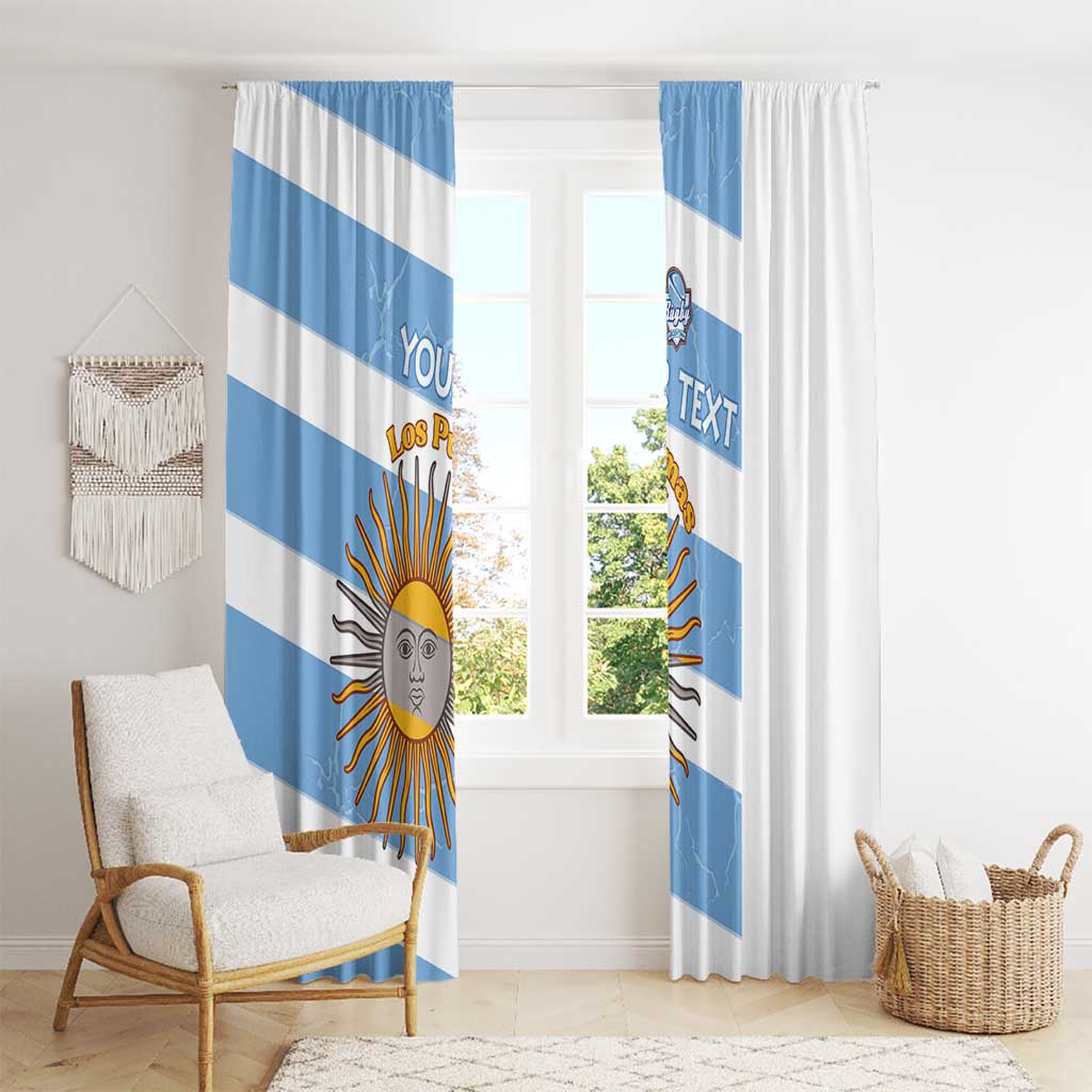 Argentina Rugby Custom Window Curtain Go Los Pumas