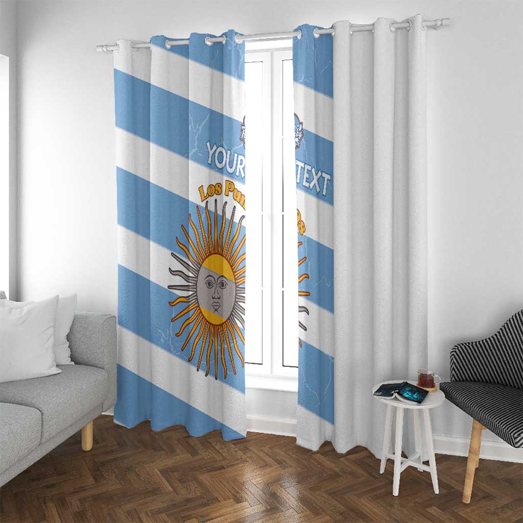 Argentina Rugby Custom Window Curtain Go Los Pumas