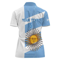 Argentina Rugby Custom Women Polo Shirt Go Los Pumas