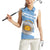 Argentina Rugby Custom Women Sleeveless Polo Shirt Go Los Pumas