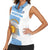 Argentina Rugby Custom Women Sleeveless Polo Shirt Go Los Pumas