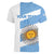 Argentina Rugby Custom Women V-Neck T-Shirt Go Los Pumas