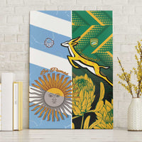 South Africa and Argentina Rugby Canvas Wall Art Springboks With Los Pumas
