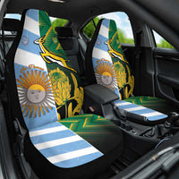 South Africa and Argentina Rugby Car Seat Cover Springboks With Los Pumas