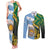 South Africa and Argentina Rugby Personalized Couples Matching Tank Maxi Dress and Long Sleeve Button Shirt Springboks With Los Pumas