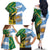 South Africa and Argentina Rugby Personalized Family Matching Off The Shoulder Long Sleeve Dress and Hawaiian Shirt Springboks With Los Pumas
