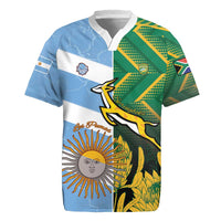 South Africa and Argentina Rugby Personalized Rugby Jersey Springboks With Los Pumas