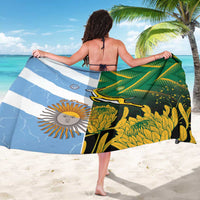 South Africa and Argentina Rugby Sarong Springboks With Los Pumas