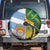 South Africa and Argentina Rugby Spare Tire Cover Springboks With Los Pumas