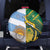 South Africa and Argentina Rugby Spare Tire Cover Springboks With Los Pumas