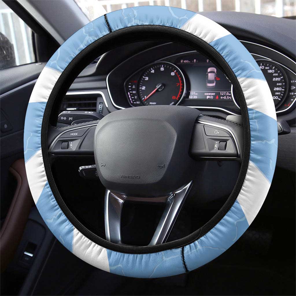 South Africa and Argentina Rugby Steering Wheel Cover Springboks With Los Pumas