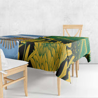 South Africa and Argentina Rugby Tablecloth Springboks With Los Pumas