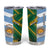 South Africa and Argentina Rugby Personalized Tumbler Cup Springboks With Los Pumas