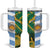 South Africa and Argentina Rugby Personalized Tumbler With Handle Springboks With Los Pumas