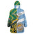 South Africa and Argentina Rugby Personalized Wearable Blanket Hoodie Springboks With Los Pumas
