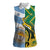 South Africa and Argentina Rugby Personalized Women Sleeveless Polo Shirt Springboks With Los Pumas