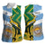 South Africa and Argentina Rugby Personalized Women Sleeveless Polo Shirt Springboks With Los Pumas