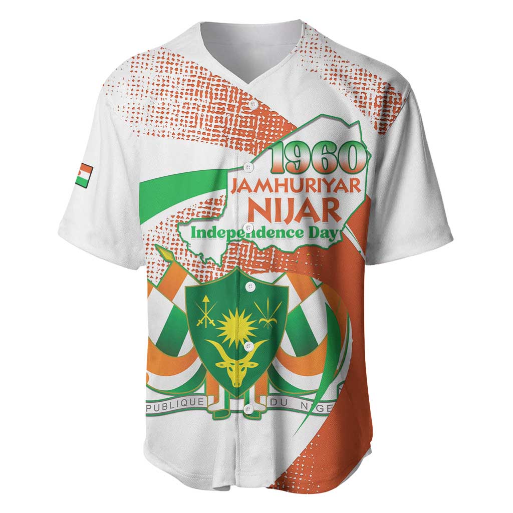 Personalised Niger Baseball Jersey 1960 Jamhuriyar Nijar Independence Day