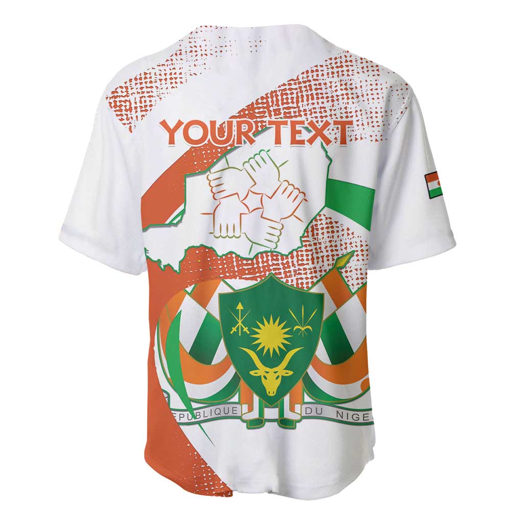 Personalised Niger Baseball Jersey 1960 Jamhuriyar Nijar Independence Day