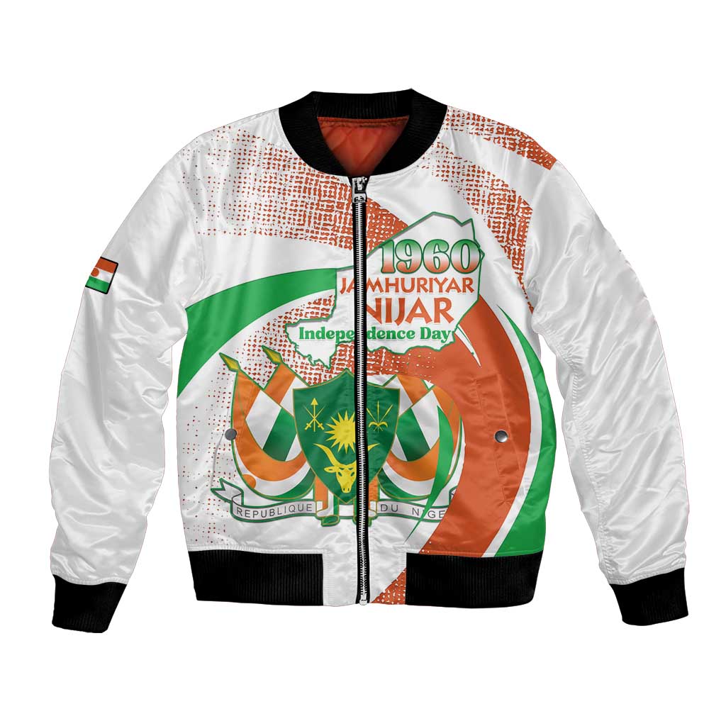 Personalised Niger Bomber Jacket 1960 Jamhuriyar Nijar Independence Day