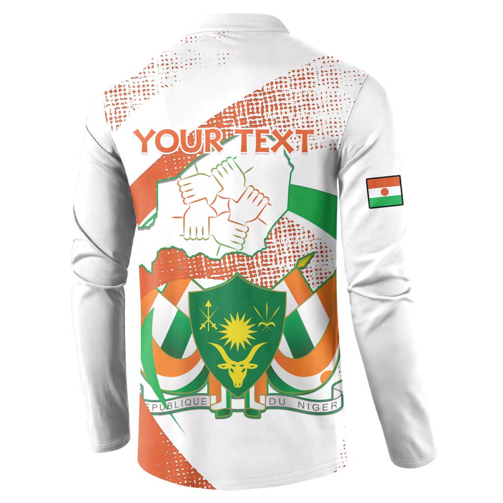 Personalised Niger Button Sweatshirt 1960 Jamhuriyar Nijar Independence Day