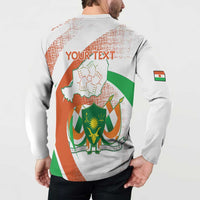 Personalised Niger Button Sweatshirt 1960 Jamhuriyar Nijar Independence Day
