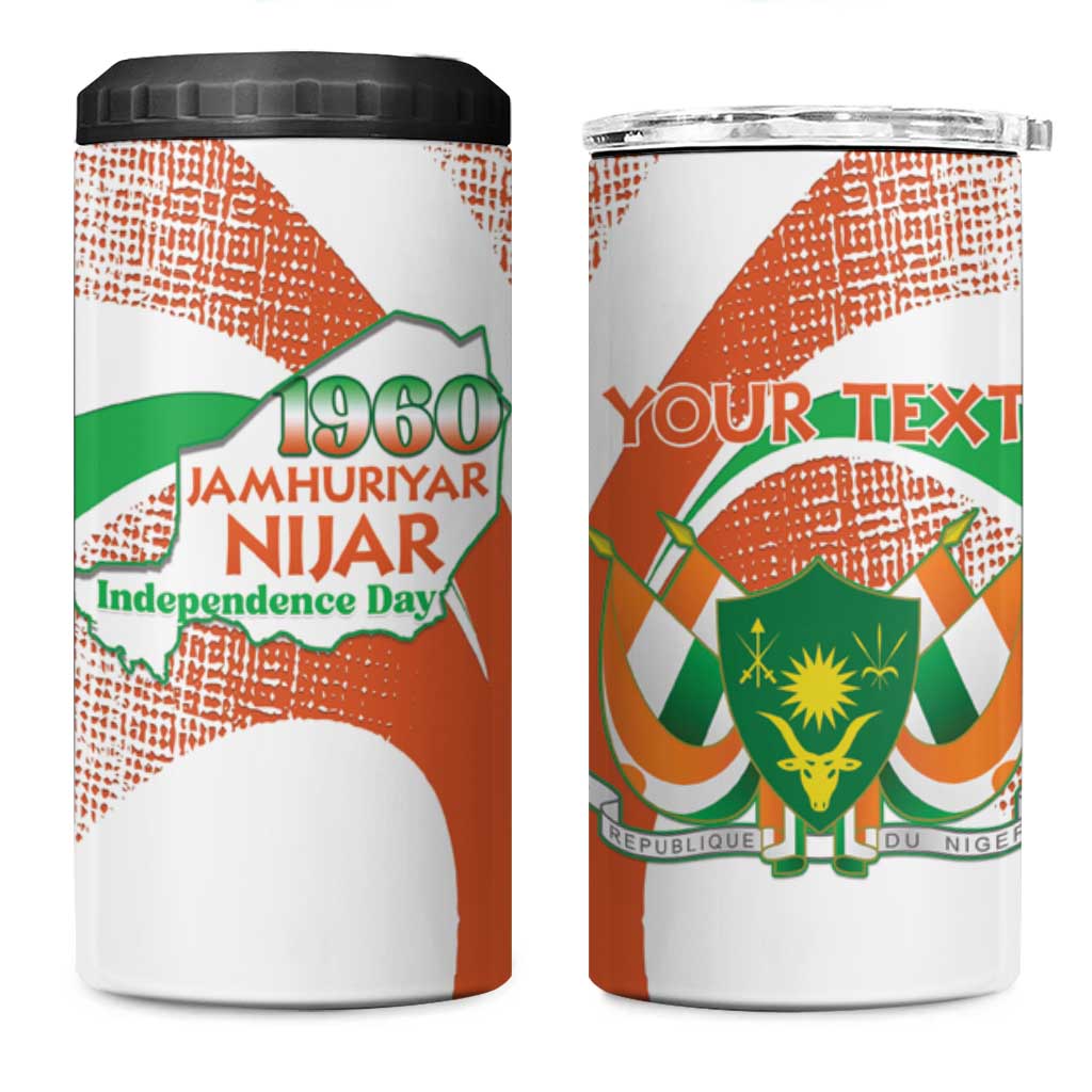 Personalised Niger 4 in 1 Can Cooler Tumbler 1960 Jamhuriyar Nijar Independence Day