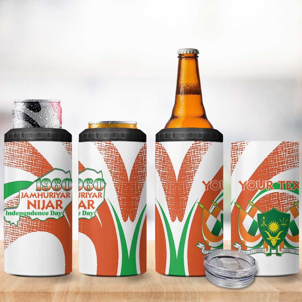 Personalised Niger 4 in 1 Can Cooler Tumbler 1960 Jamhuriyar Nijar Independence Day