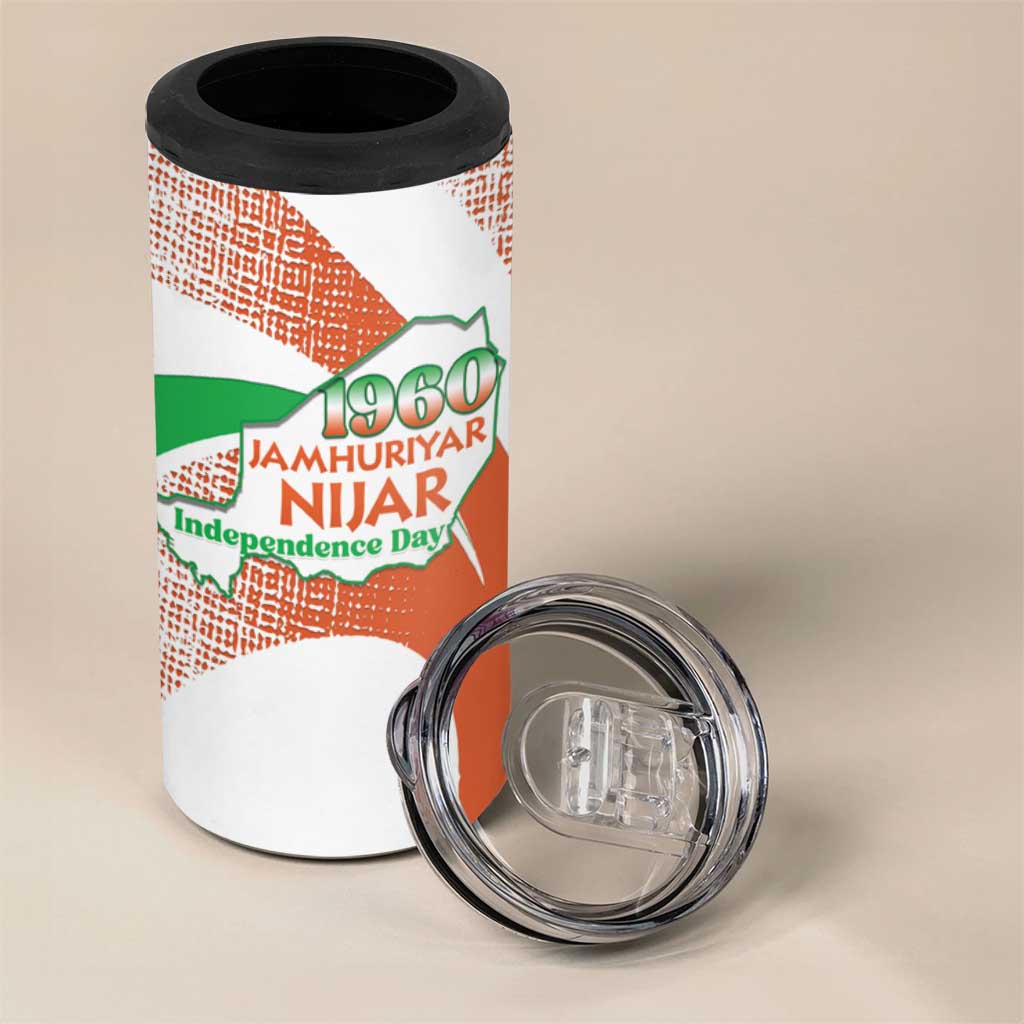 Personalised Niger 4 in 1 Can Cooler Tumbler 1960 Jamhuriyar Nijar Independence Day