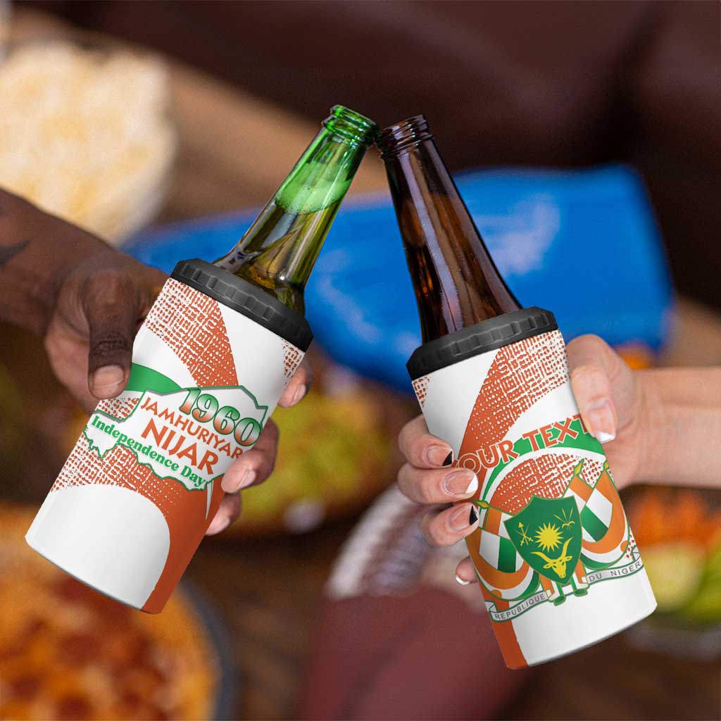 Personalised Niger 4 in 1 Can Cooler Tumbler 1960 Jamhuriyar Nijar Independence Day