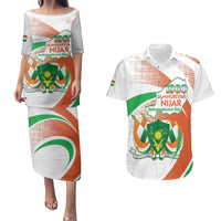 Personalised Niger Couples Matching Puletasi and Hawaiian Shirt 1960 Jamhuriyar Nijar Independence Day