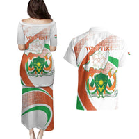 Personalised Niger Couples Matching Puletasi and Hawaiian Shirt 1960 Jamhuriyar Nijar Independence Day
