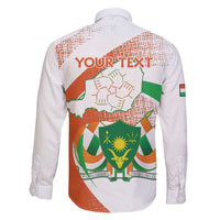 Personalised Niger Family Matching Long Sleeve Bodycon Dress and Hawaiian Shirt 1960 Jamhuriyar Nijar Independence Day