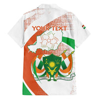 Personalised Niger Family Matching Short Sleeve Bodycon Dress and Hawaiian Shirt 1960 Jamhuriyar Nijar Independence Day