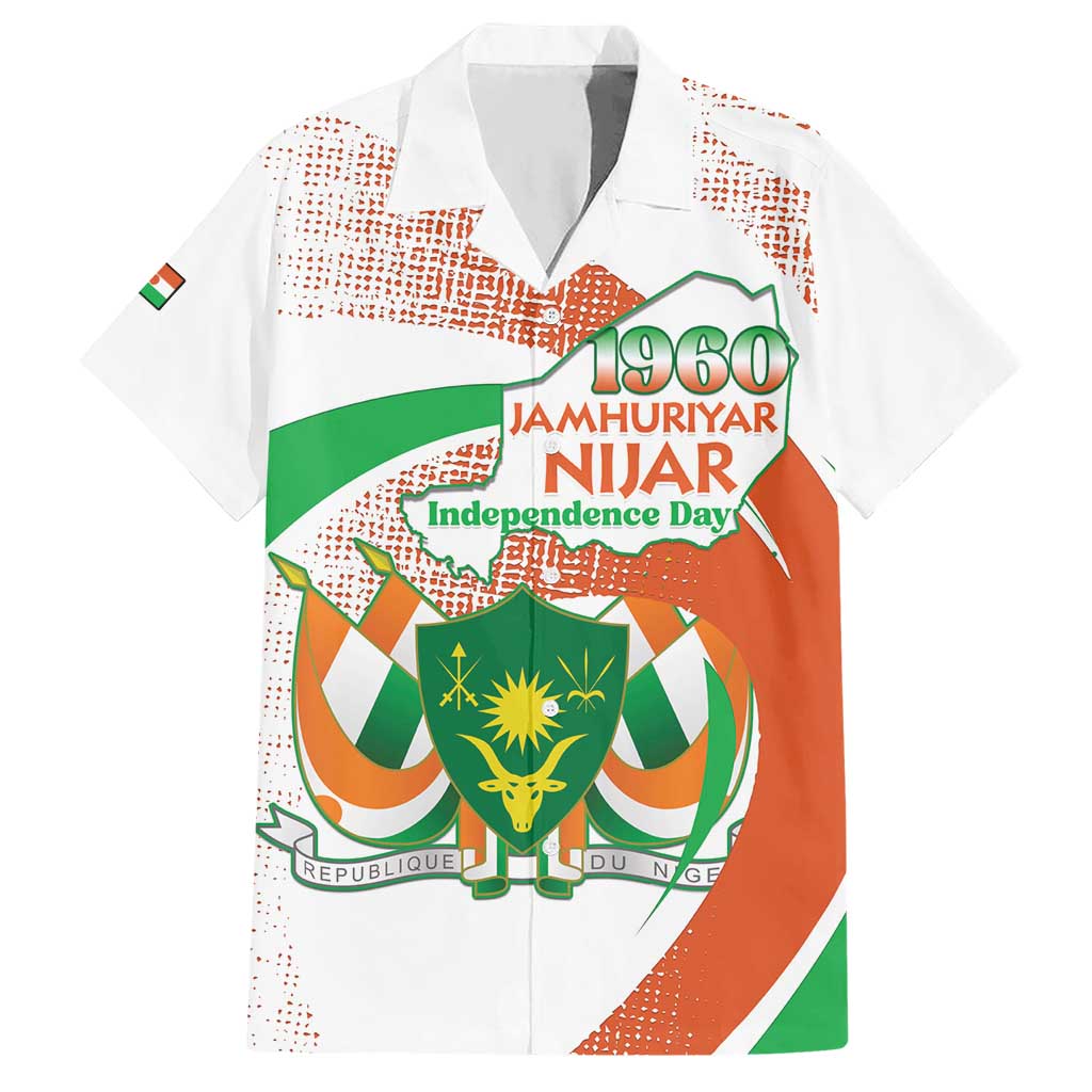 Personalised Niger Hawaiian Shirt 1960 Jamhuriyar Nijar Independence Day