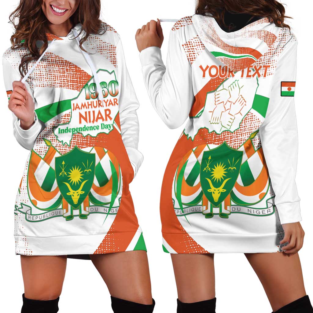 Personalised Niger Hoodie Dress 1960 Jamhuriyar Nijar Independence Day